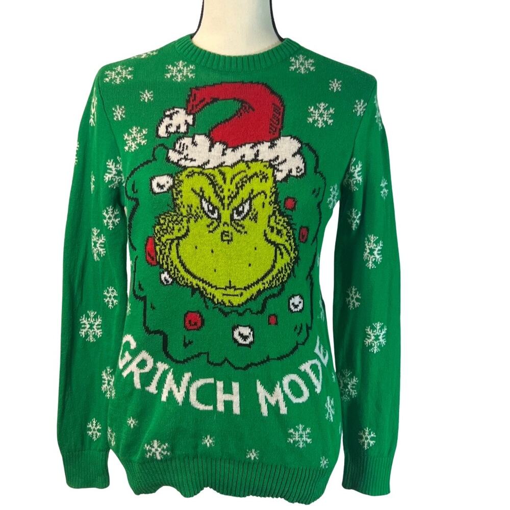 The Grinch Women’s Christmas Sweater Size L